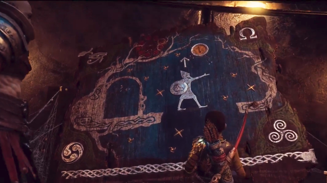 Tyr has egyptian tattoos? : r/GodofWarRagnarok